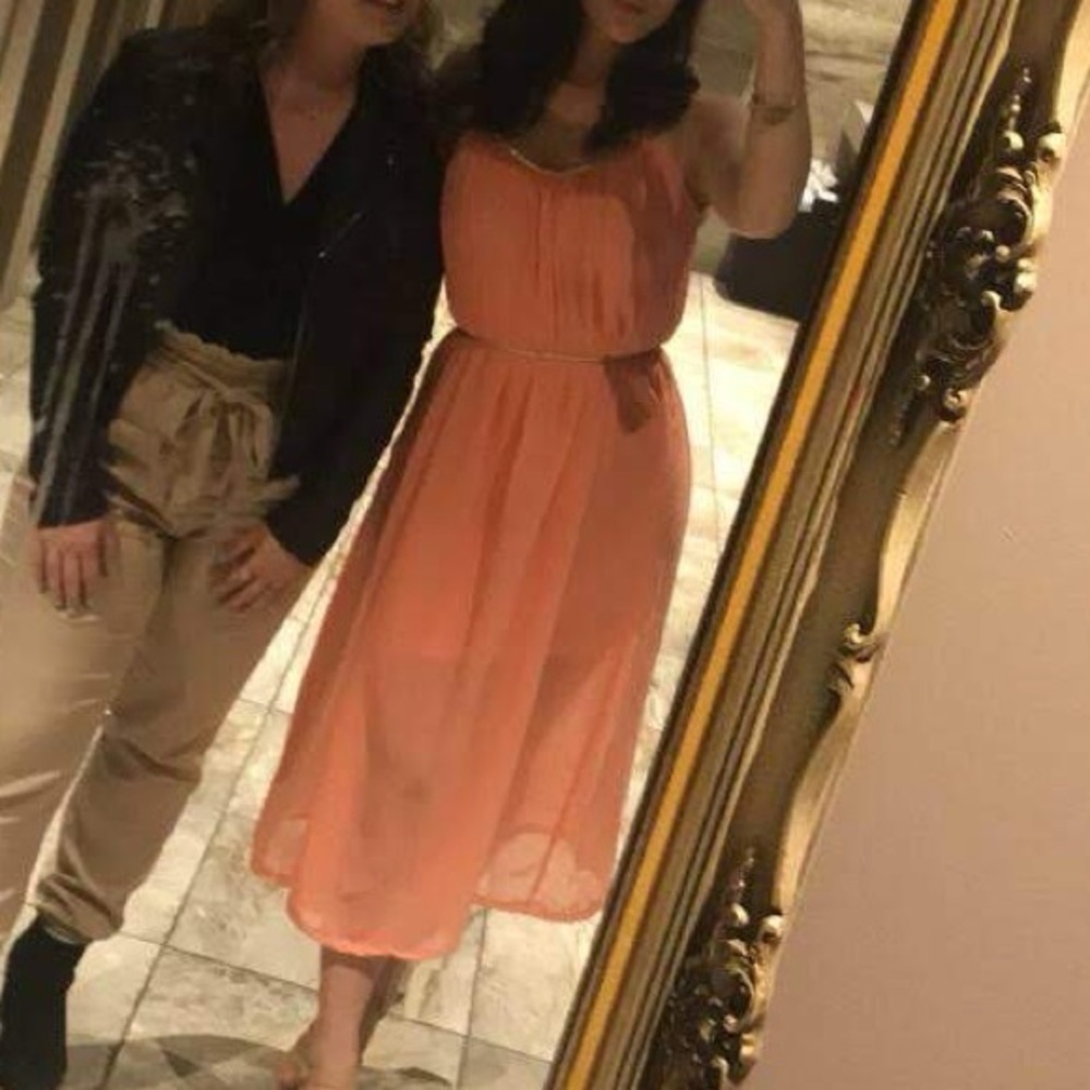 Peach Formal Dress